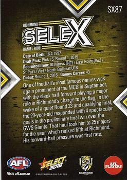 2018 Select Footy Stars - Selex #SX87 Daniel Rioli Back